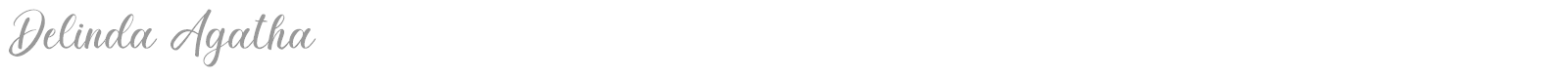 Delinda Agatha font preview